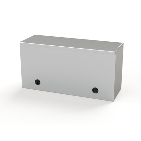 Saginaw Control & Engineering 1/4 Turn Latch Electrical Enclosures, 9 in H, 6 in D, 18 in W, NEMA 1, Carbon Steel SCE-L9N186LP